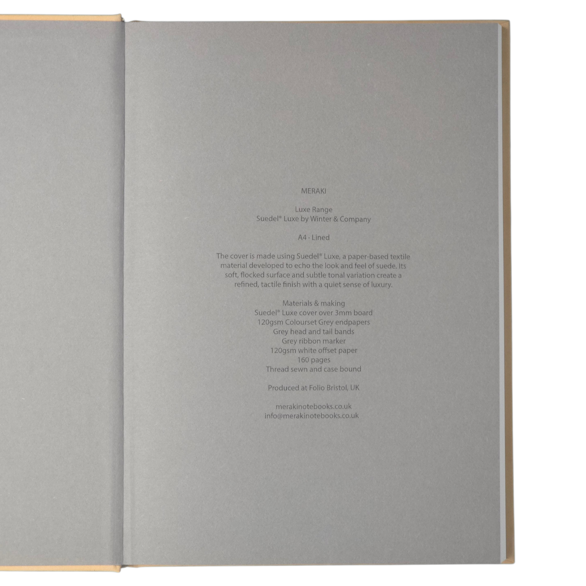 Suede Notebook – Seychelles