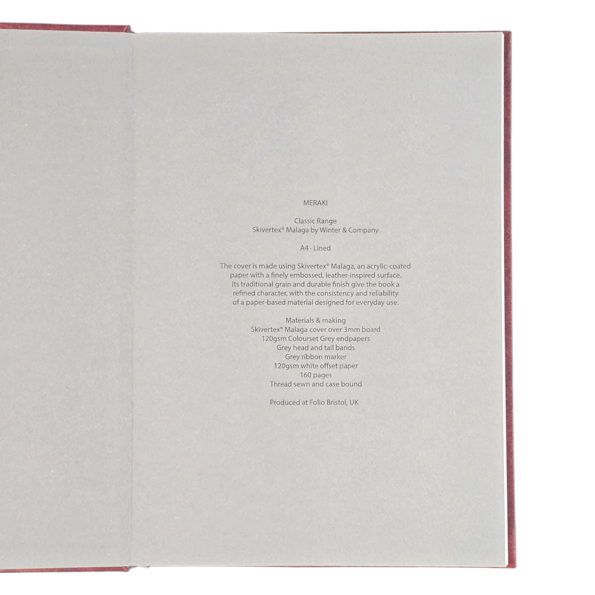 Malaga Notebook - Red
