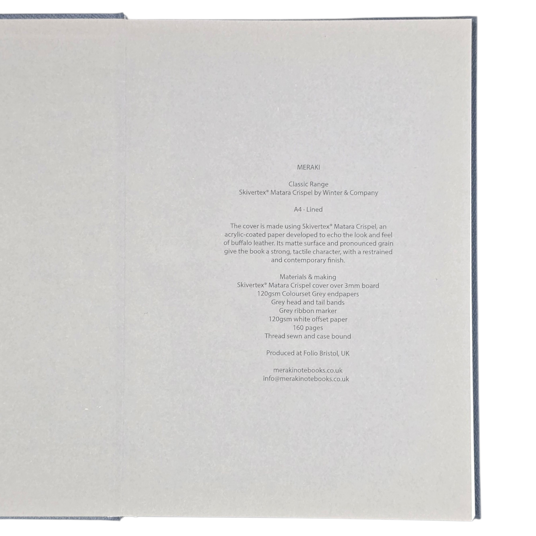 Matara Crispel Notebook – Blue