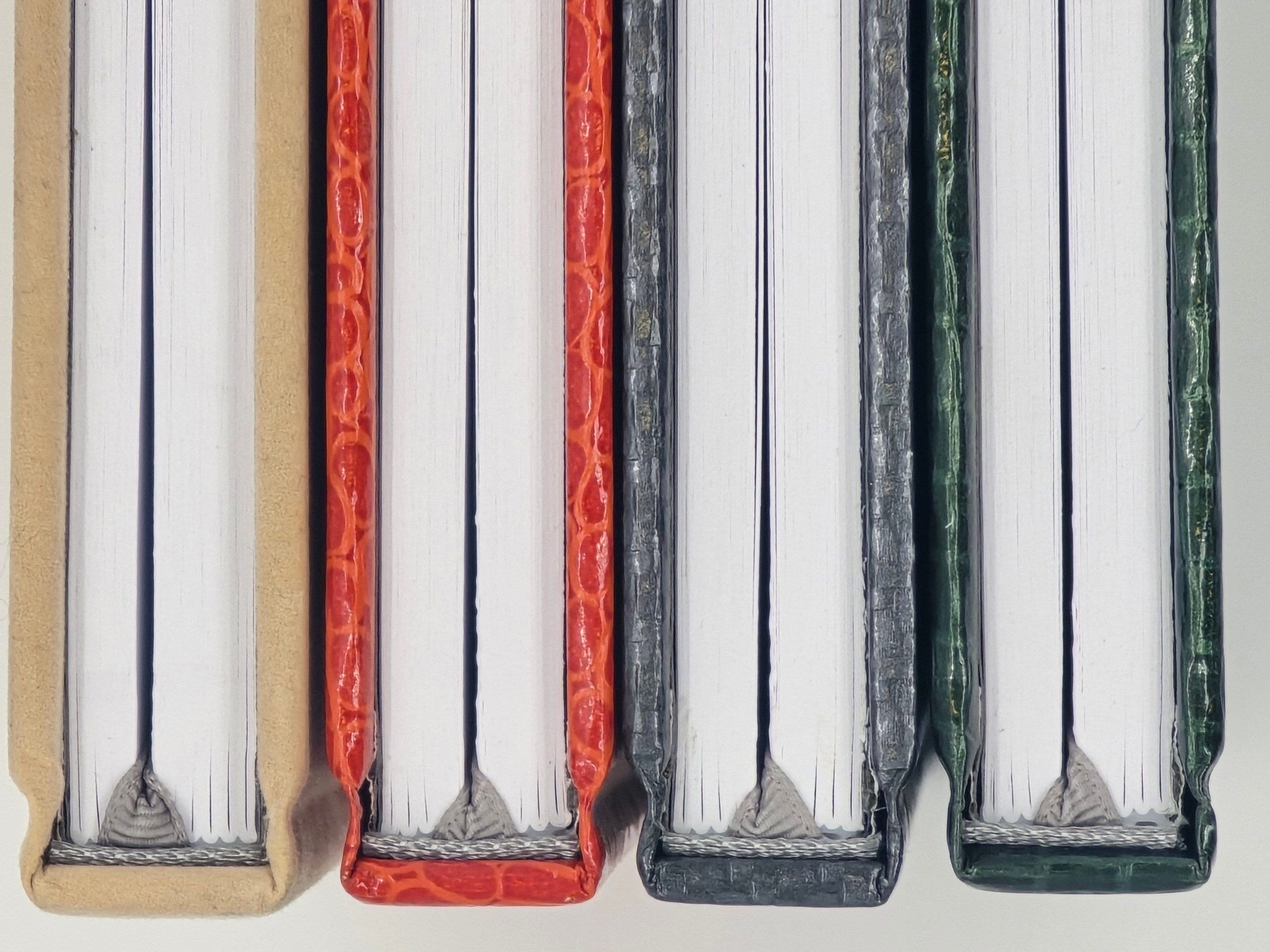 Croc Texture Notebook – Orange