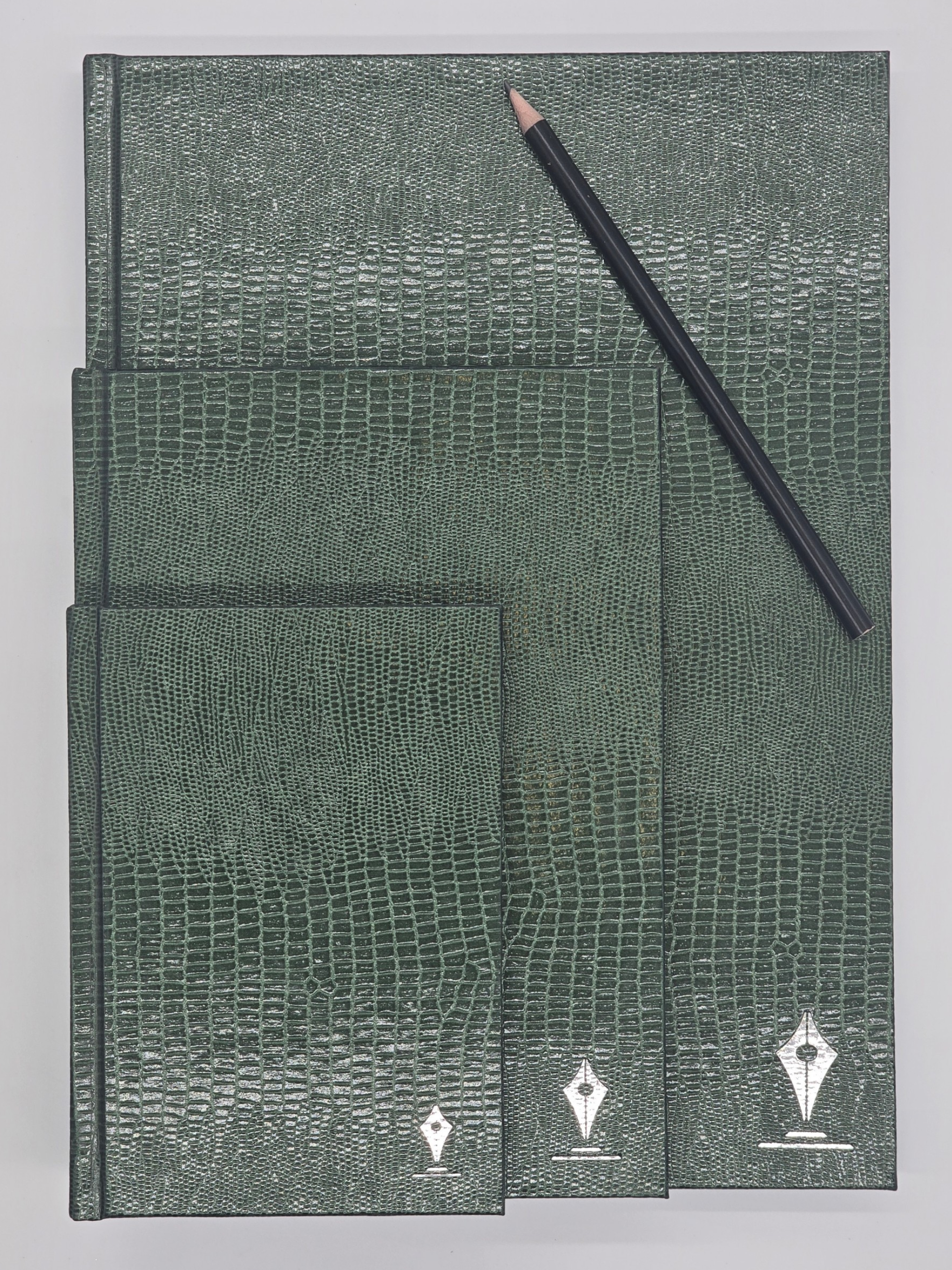 Iguana Texture Notebook – Green