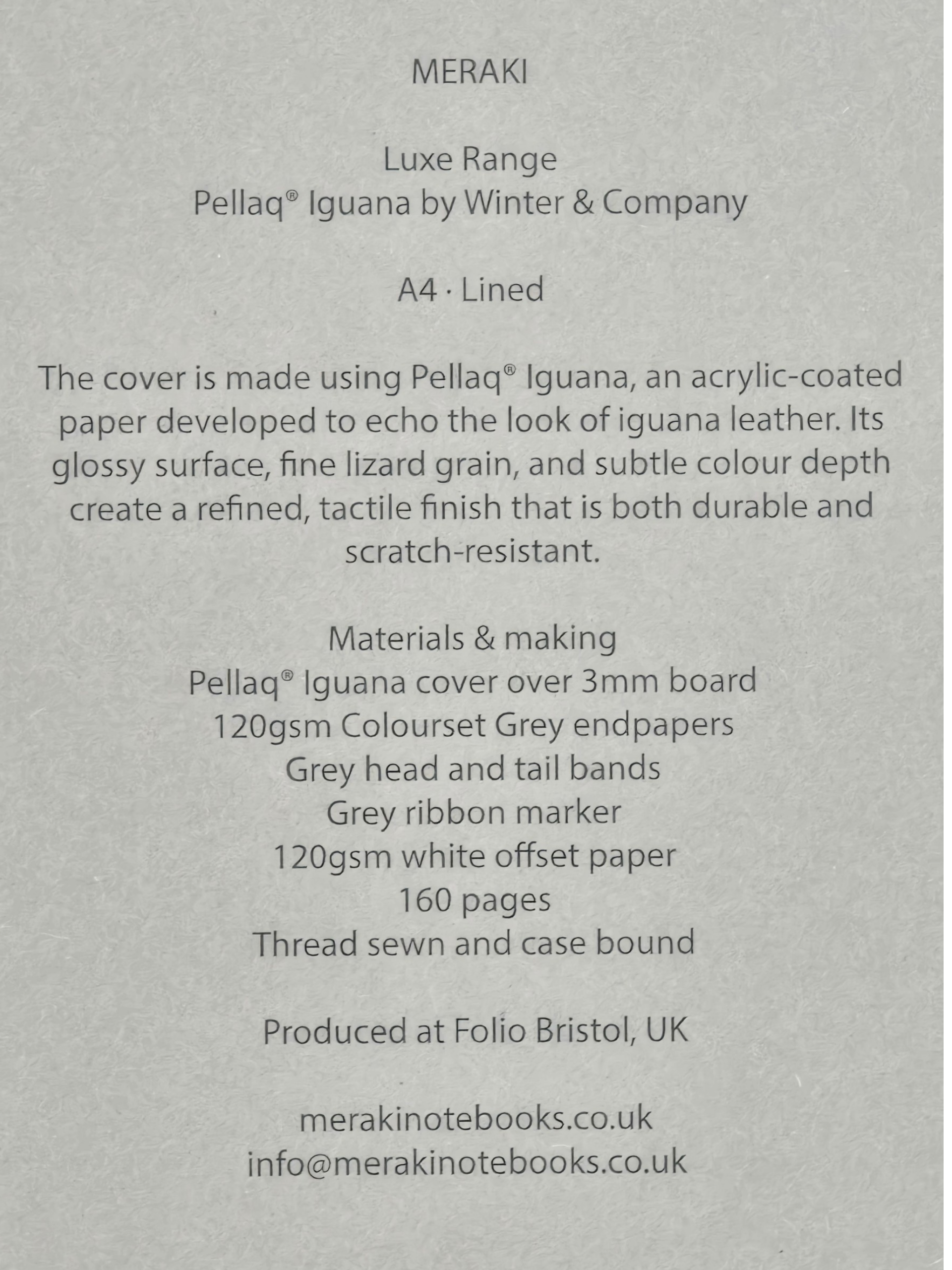 Iguana Texture Notebook – Green